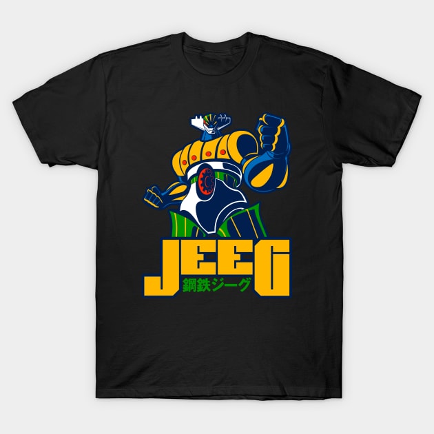 223 Steel Jeeg T-Shirt by Yexart